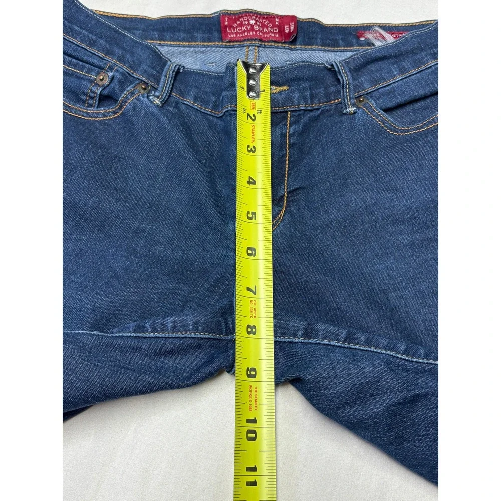 Lucky Brand Sweet Straight Dark Wash Ankle Jeans 4/27 W30 L29 Straight Leg Denim